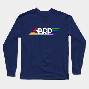 Boss Rush Pride Logo White and Rainbow Long Sleeve T-Shirt